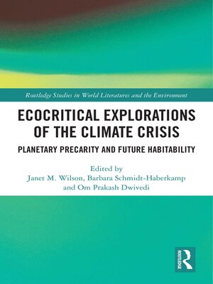 cover image of Ecocritical Explorations of the Climate Crisis
